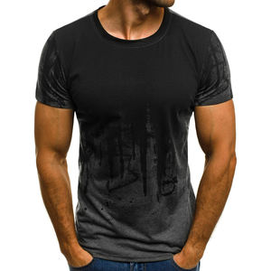 Camiseta de algodón 100% con estampado de logotipo personalizado para hombre, Camisa lisa de gran tamaño, OEM, venta al por mayor - Product Image 1