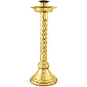 Porte-bougie religieux en acier poli de haute qualité Brassworld India - Product Image 3