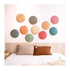 Bandeja decorativa tejida de bambú, decoración artística de pared para el hogar, lista para enviar desde Vietnam, precio directo de fábrica - Product Image 1