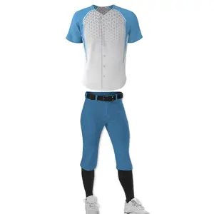 Wholesale OEM Services High Quality Custom Blank Baseball Jerseys Sportswear Softball Uniform