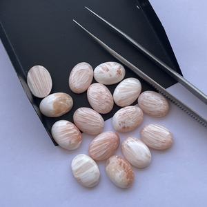 Cabujón calibrado suelto ovalado liso de piedra Scholarsite Natural de 8mm y 10mm de fabricante de piedras preciosas, tienda en línea semipreciosa - Product Image 3