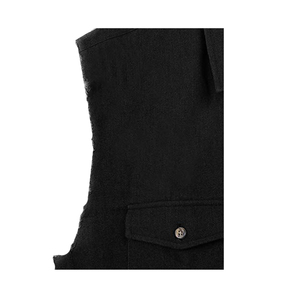 ยอดขายแฟชั่นบางผ้าฝ้าย100% ผ้ายีนส์สีที่กำหนดเองและโลโก้ผู้ชายเสื้อกั๊ก - Product Image 6