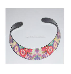Collares de estilo africano para mujer, Gargantilla con cuentas hechas a mano, joyería, bosque pequeño, pintado a mano - Product Image 3