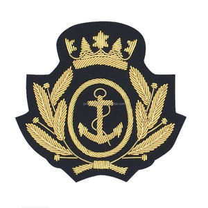 Insignes de lingots de broderie faits à la main de qualité supérieure fabriqués sur mesure insignes brodés de service OEM de style le plus récent - Product Image 1