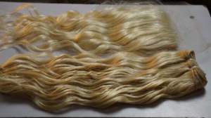 Extensions de cheveux indiens Remy cuticule brute alignée Double dessiné 613 paquets de trame blonde fermeture frontale I conseils haute qualité humaine - Product Image 3