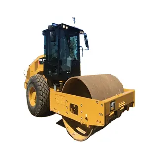 Escavadora usada DO CAT CS56 rolo compactador usado caterpillar CS56B estrada rolo compactador para venda