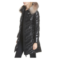 Veste matelassée chaude et brillante pour femme, style décontracté, imperméable, respirante, à capuche, pour l'hiver, service OEM