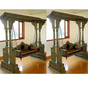 New Design Traditional Indian <b>Swing</b> for Home Royal Maharaja Carved <b>Swing</b> <b>Set</b> Buy Carved Indian <b>Wooden</b> <b>Swing</b> Australia - Product Image 1