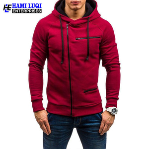 เสื้อกันหนาวมีฮู้ดแขนยาวมีซิปสำหรับผู้ชายเสื้อกันหนาวขนแกะคลาสสิกสำหรับสวมใส่บนท้องถนนในฤดูใบไม้ผลิ - Product Image 5