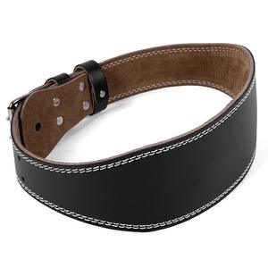 GAF New Fashion Ceinture d'haltérophilie noire en cuir véritable Ceinture d'haltérophilie pour l'entraînement du dos au prix d'usine - Product Image 4