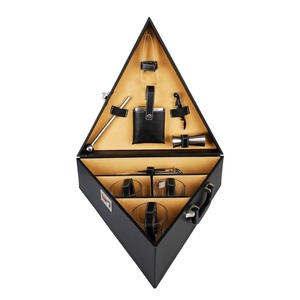Juego de barra Premium con 6 vasos de whisky | Juego de barra de polipiel portátil | juego de barra de Artículos de bar lo último - Product Image 5