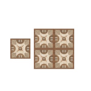 Carreaux de sol en céramique à surface brillante et mate au design moderne 40x40cm - Product Image 2