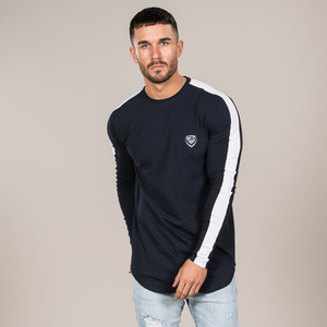 High Quality Men's O-Neck <b>T</b>-<b>Shirt</b> 100% Premium Polyester/Cotton <b>Black</b> Customizable Logo Printing - Product Image 2