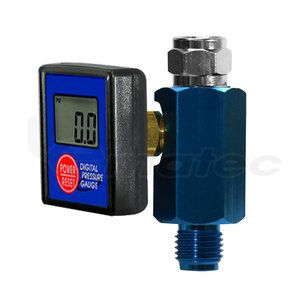 เลมาเทคเกจวัดความดันอากาศแบบดิจิตอล 0-150 ปอนด์ต่อตารางนิ้ว 1/8 นิ้ว NPT ช่องต่อแบบ NPT ความแม่นยำสูง - Product Image 5