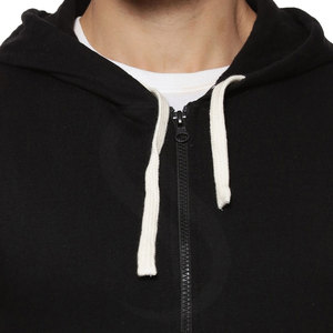 Sudadera con capucha OEM 2024 con cremallera, logotipo personalizado, corte regular, algodón/poliéster, felpa francesa, ecológica, diseño de invierno, corte y confección para hombre - Product Image 2