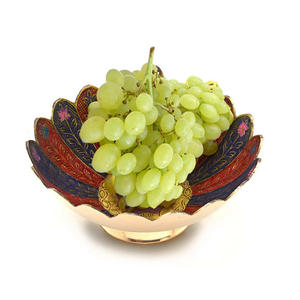 Lujo latón Floral uvas tazón de lujo hecho a mano y diseño moderno venta al por mayor y venta al por los proveedores - Product Image 1