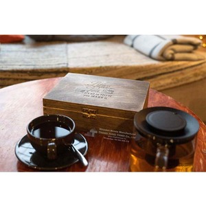Caja de té de madera hecha a mano, regalo de moda de alta calidad, Contacto + 84 937545579 - Product Image 2