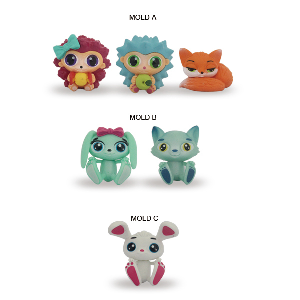 Customized Mini Animal Toy Figure Wholesale Small Candy Toys for Kids Mini Capsule Toys & Surprise Egg & Vending Toy