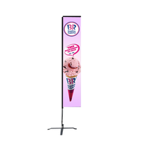 Drapeaux de plage en forme de goutte d'eau pour la publicité extérieure, très vendus, 100% polyester, impression numérique haute résolution, design personnalisé