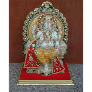 รูปปั้นพระพิฆเนศตกแต่งงานแต่งงานรูปปั้นพระพิฆเนศทำจากใยสุดพิเศษรูปปั้นตกแต่งงานแต่งงานจากออสเตรเลีย - Product Image 1