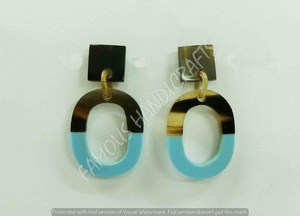 ต่างหูเขาควายธรรมชาติ - Product Image 2