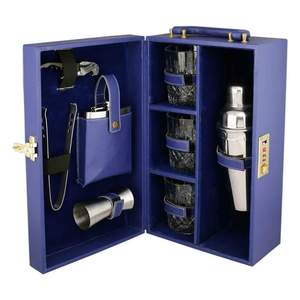 Ensemble d'outils de bar en acier inoxydable de 10 pièces de King International Tenture murale ou mallette pour Noël - Product Image 1