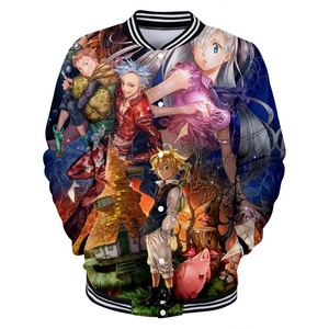 Sudadera con Diseño de Calavera de Drácula en 3D, Uniforme de Béisbol, Chaqueta Unisex de Poliéster/Algodón - Product Image 4