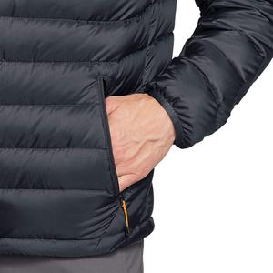 Chaqueta Acolchada Larga para Hombre para Clima Frío, Chaqueta Impermeable con Forro Cálido - Product Image 3