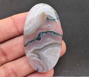 หินโมราพลังงานแสงอาทิตย์ทรงหลวม,พลอยทรงหลังเบี้ยหินโมรากึ่งมีค่า - Product Image 3