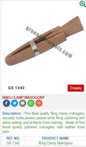 Pince à anneau en acajou GS 1342 Outils et équipement de bijoux pour bois et plastique Pinces et outils pour une meilleure efficacité de travail - Product Image 2