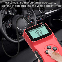 Lector de Códigos de Error OBD Digital para Automóviles, Escáner de Diagnóstico con 5 Idiomas