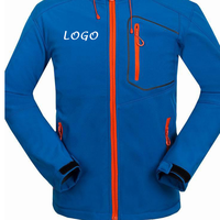 Vestes softshell de sport personnalisées pour hommes Manteaux de camping en plein air Veste coupe-vent thermique et imperméable