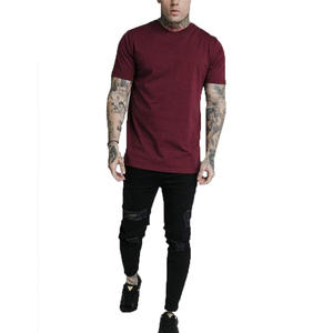 Venta al por mayor de alta calidad camisas en tejido suave con logotipo personalizado en precio barato vaqueros Fitness Unisex - Product Image 5