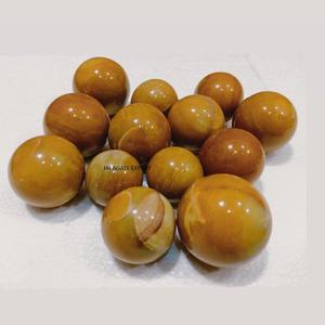 ก้อนกรวดหินอเวนจูรีนสีเหลืองธรรมชาติขัดเงาสูง - Product Image 1