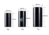 Récipients vides de déodorants 75g, pièces