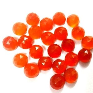 พลอยคาร์เนเลียนทรงกลมทรงกุหลาบตัดหลวม6มม. อัญมณีสอบเทียบซื้อโดยตรงจากผู้ผลิตซื้อออนไลน์ในราคาโรงงาน - Product Image 1