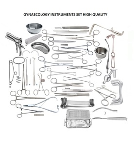 Juego de Instrumentos de Ginecología de 141 Piezas de Acero Inoxidable, Instrumentos Quirúrgicos Manuales de Calidad Alemana, Certificación CE ISO 13485 - Product Image 1