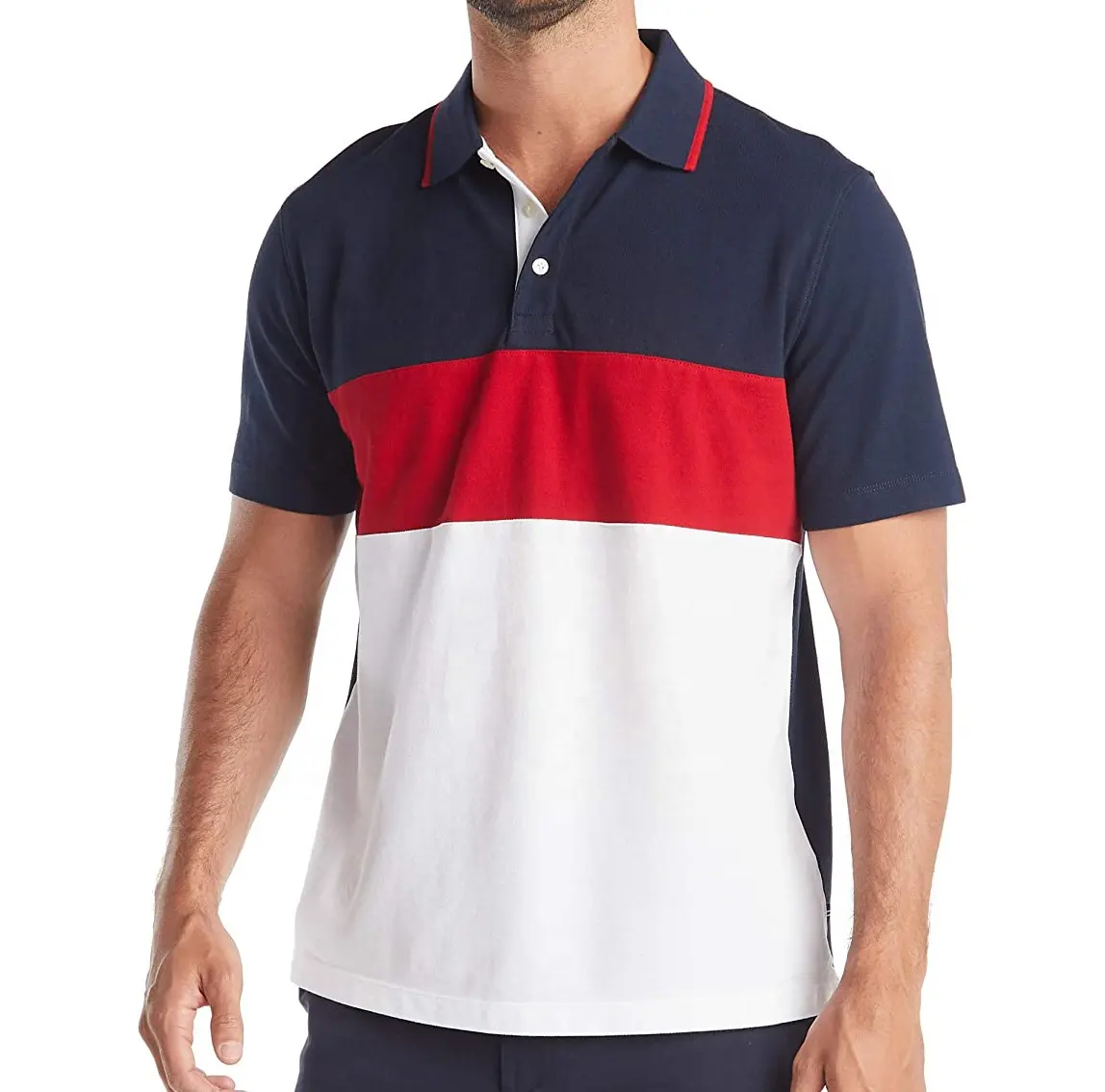 Promosyon erkek Polo gömlekler özel Logo Golf tişörtü üretici Polo tişört tasarım kendi özel süblimasyon