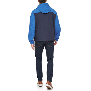 2025 Custom Design Men's Bomber <b>Jacket</b> <b>Mandarin</b> <b>Collar</b> Zip-Up Canvas Material Anti-Uv Slim Casual Warm Winter Outerwear - Product Image 4