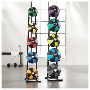 Pelota de goma sólida para medicina, Bola de medicina para ejercicio, equilibrio de peso - Product Image 6