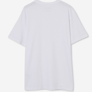 T-shirt à manches courtes pour hommes, en coton pur, de couleur blanche et noir, décontracté, avec tissus de marque, utilisé - Product Image 3