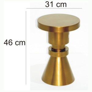 Customized High Quality Indoor/Outdoor Aluminum Metal <b>Stool</b> with Unique Modern Design for Home Living Room Kitchen Decoration - Product Image 2