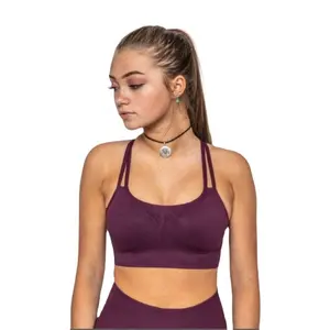 High Support wholesale custom women gym fitness yoga wear workout lady sports top casual women running bra