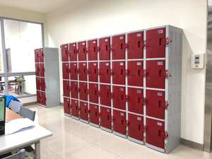 Medium Size ABS Plastic Commercial Coin Operated Locker for Sport Center - Product Image 4