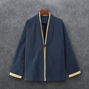 Wholesale Custom logo Japan Style Spring Autumn Cool Fashion <strong>Kimono</strong> <strong>Mens</strong> Bomber <strong>Jacket</strong> - Product Image 3