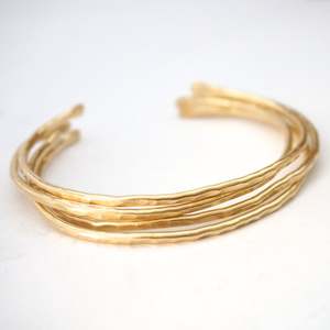 Handmade Happiness <b>Stacking</b> <b>Bracelets</b> Gold - Product Image 1
