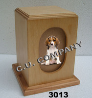 En bois Photo Cadre Pet Urne Souvenir Souvenir Palissandre Urne