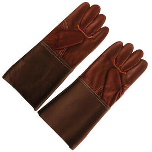 Gants en cuir épais de 16 pouces de long Grand cuir de vachette Gants de soudage personnalisés résistants à la chaleur extrême et imperméables - Product Image 4