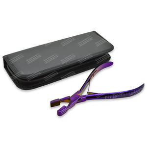 Pince pour enlever les liaisons de kératine violette Pince pour enlever les liaisons de kératine en acier inoxydable avec PUTCHESS CO - Product Image 4