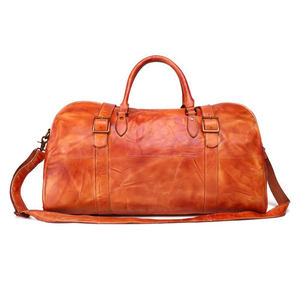 Valises de luxe en cuir véritable de grande capacité de qualité supérieure Meilleur bagage de sport de plage portable Vente en gros durable - Product Image 6